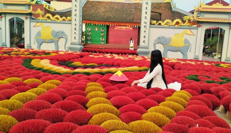 quang phu cau incense village photoshoot