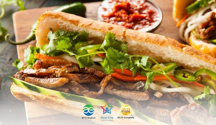 breakfast in Hanoi - banh mi