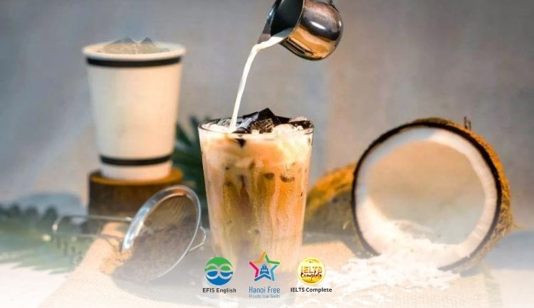 the best coffee in hanoi - coconut coffee