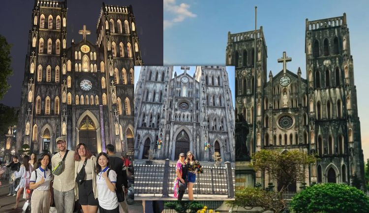 where to visit in hanoi -cathedral